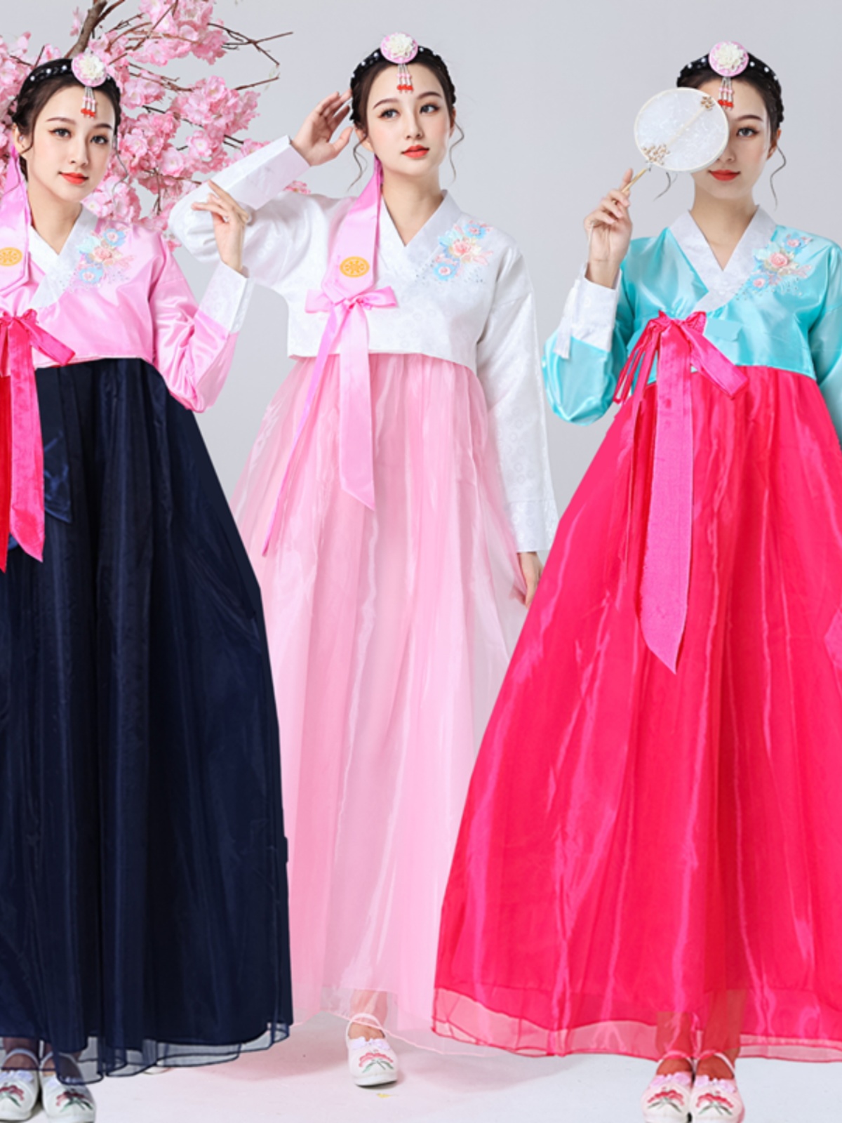 Photography Outfit - ชุดเต้นรำสตรีแบบใหม่ของเกาหลี ชุดการแสดงของนักเรียนในพิธีต่างๆ ชุดเต้นรำพื้นเมืองแบบดั้งเดิม ชุดถ่ายภาพในสตูดิโอ