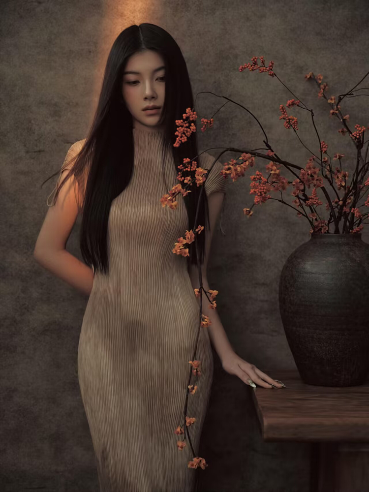Photography Vintage Style - ชุดถ่ายภาพแนวศิลปะจีนแบบใหม่ ปี 2026 สำหรับสตูดิโอ ให้บรรยากาศวินเทจ สร้างความรู้สึกเฉพาะตัว