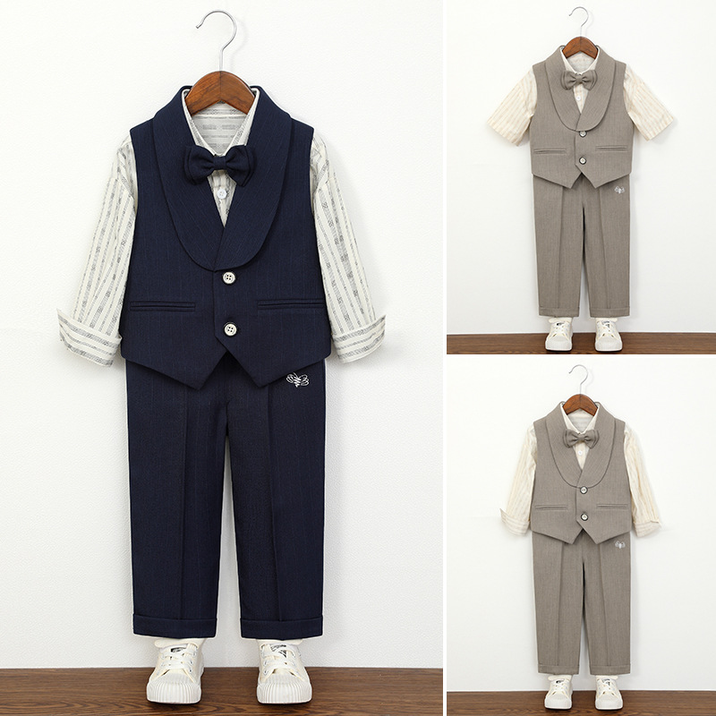 ชุดสูทเด็กผู้ชาย ชุดนักเรียน ช - Photography Outfit บทวิจารณ์และราคา
