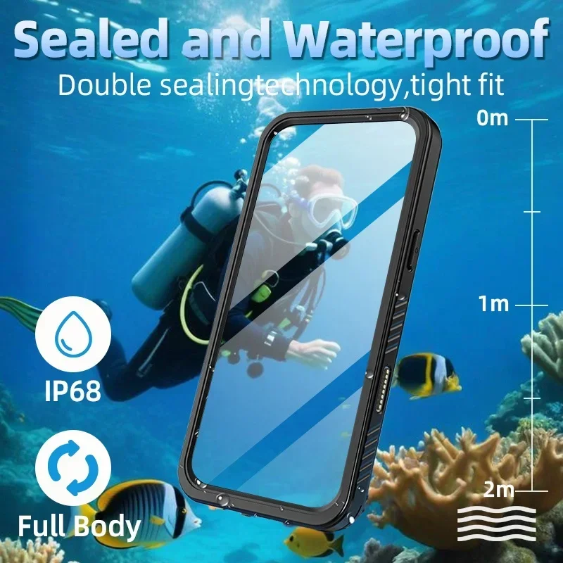 360 °   เคสกันน้ำมาตรฐาน IP68  - Photography With Iphone 15 บทวิจารณ์และราคา
