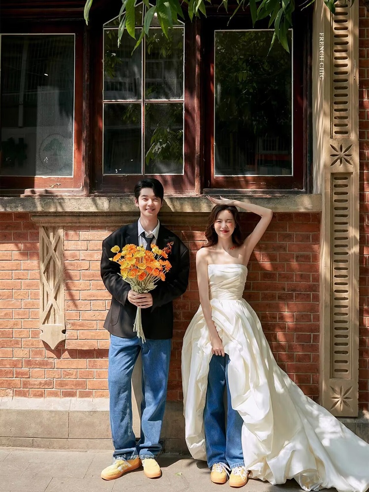 แฟชั่นสไตล์เกาหลี เดนิม สตรีทส - Photography Outfit บทวิจารณ์และราคา