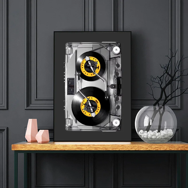 โปสเตอร์ผ้าใบลายเครื่องเล่นเทป - Photography Trend บทวิจารณ์และราคา