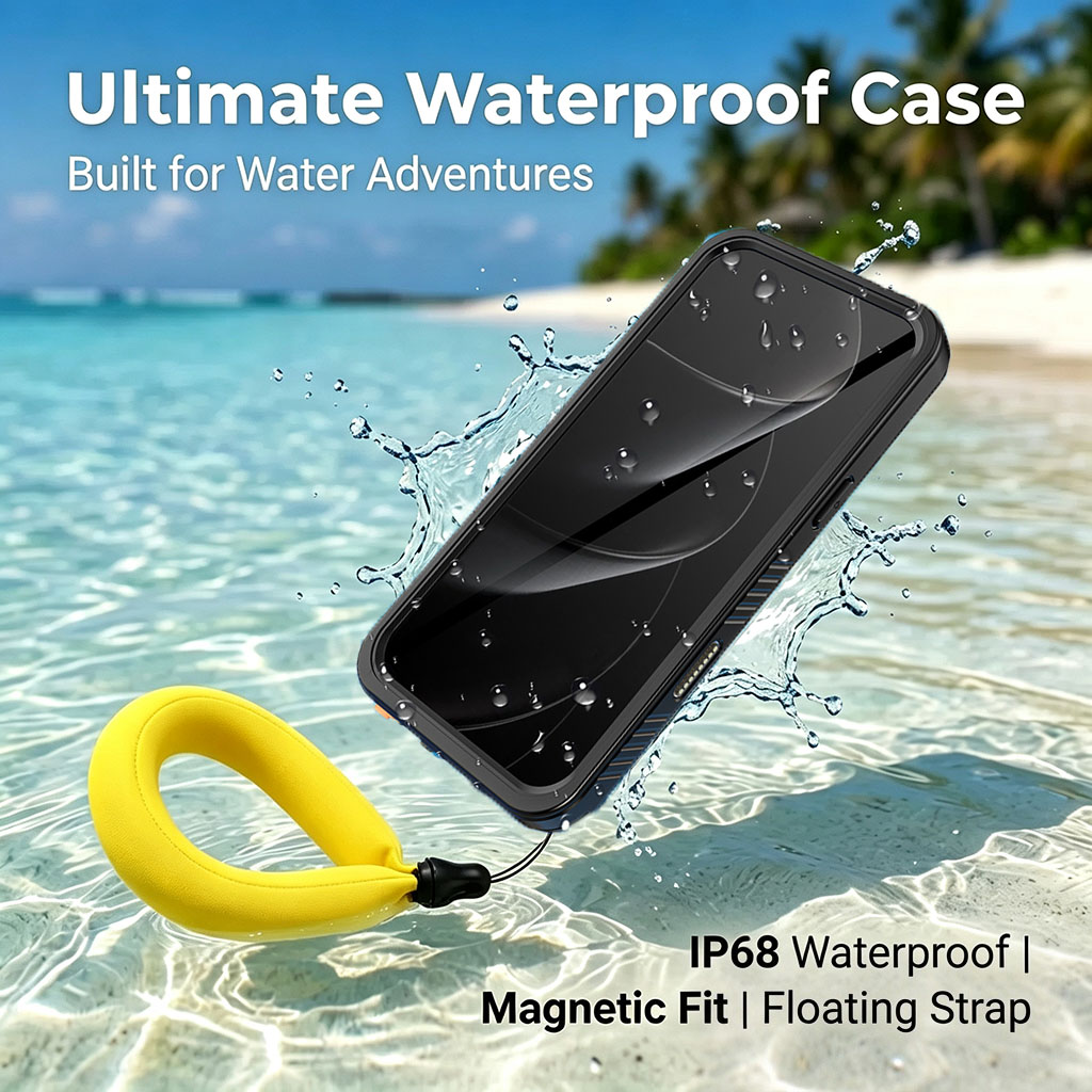 360 °   เคสกันน้ำ IP68 แบบครบช - Photography With Iphone 15 บทวิจารณ์และราคา