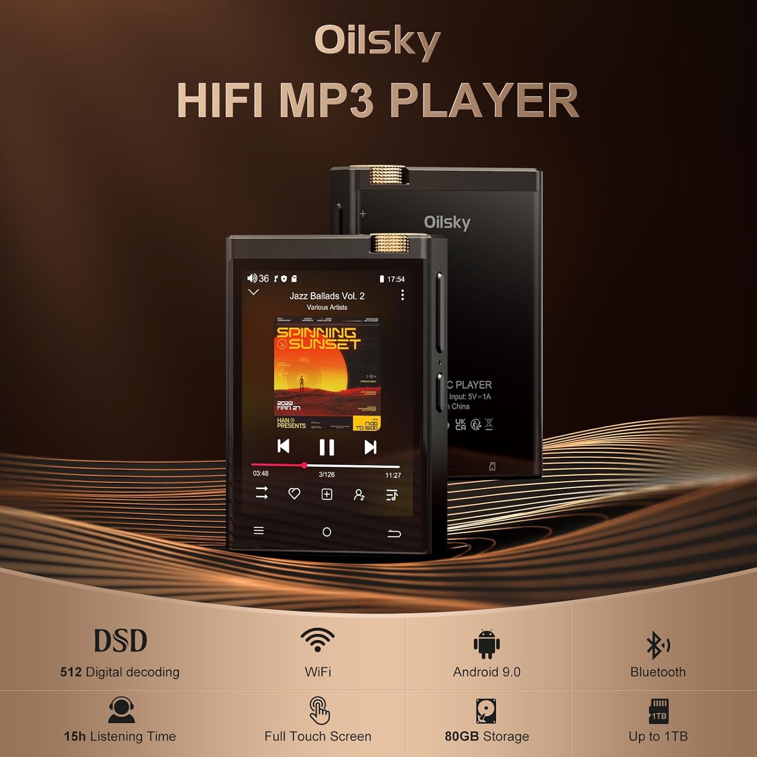 เครื่องเล่น MP3 ไฮไฟพร้อมบลูทู - Photography History บทวิจารณ์และราคา