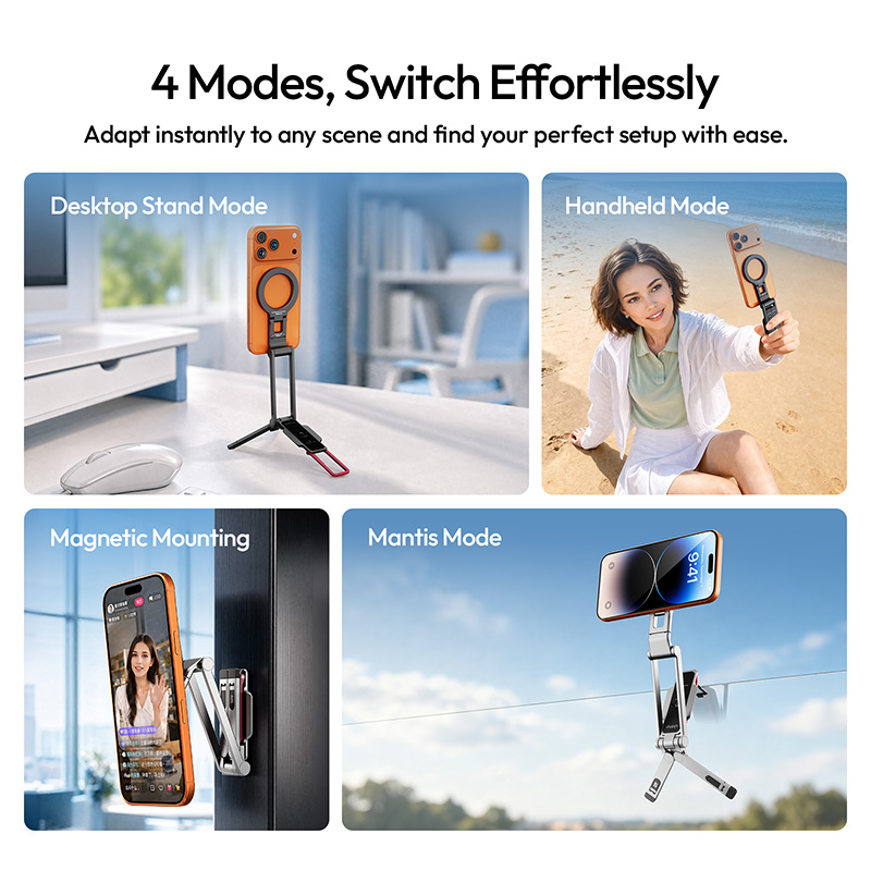 ขาตั้งโทรศัพท์แบบแม่เหล็กพับสา - Photography With Iphone 15 บทวิจารณ์และราคา